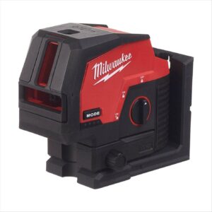 Milwaukee Laser with Plumb Points, M12 Green Cross Line